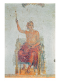 Alexander the Great, Possibly as Zeus (Fresco) Giclee Print by  Roman