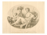 Earth, Engraved by Francescco Bartolozzi (1727-1815) Published London, 1803 (Litho) Giclee Print by Giovanni Battista Cipriani