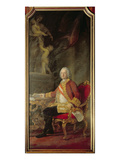 Francis I Holy Roman Emperor (1708-65) Husband of Empress Maria Theresa Austria (1717-80) Giclée-tryk af Pompeo Girolamo Batoni Francis I Holy Roman Emperor (1708-65) Husband of Empress Maria Theresa Austria (1717-80) Giclée-tryk af Pompeo Girolamo Batoni
