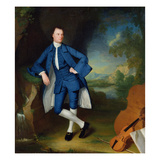 Portrait of Man, C.1758-60 (Oil on Canvas) Giclee Print by George Romney