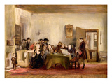 Sketch for 'The Reading of a Will', C.1820 (Oil on Board) Giclee Print by Sir David Wilkie
