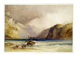 Wallenstadt, from Wesen, Switzerland, 1842 (W/C and Bodycolour on Wove Paper) Giclee Print by William Callow