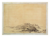 Fantastic Landscape, 1780-85 (Wash with Pencil on Paper) Giclee Print by Alexander Cozens
