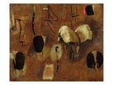 Studies of Military Accoutrements: a Study for 'The Battle of Waterloo' (Oil on Board) Giclee Print by George Jones