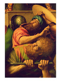 Martyrdom of St. Catherine (Detail of Altarpiece) Giclée-tryk af Gaudenzio Ferrari Martyrdom of St. Catherine (Detail of Altarpiece) Giclée-tryk af Gaudenzio Ferrari