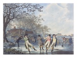 Winter Amusement: a View in Hyde Park from the Moated House, 1787 (Aquatint) Giclee Print by Julius Caesar Ibbetson