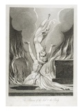 The Reunion of the Soul and the Body, Pl.13 Reproduction procédé giclée par William Blake