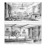 Interior of Toynbee Hall (Litho) Giclee Print by William H Atkin-Berry