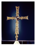 Cross of Cong, County Mayo, Viking Age (Bronze, Gold Filigree, Niello and Glass) Giclee Print by  Celtic