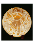 Decorated Plate with Saint Figure (Ceramic) Giclee Print by  Islamic