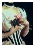 Mrs. Wilton Phipps, C.1884 (Detail) (Oil on Canvas) Reproduction procédé giclée par John Singer Sargent