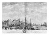 Port and Town of Le Havre, Seen from the Tower of Francois I, Series of 'Les Ports De France' Giclée-Druck von Claude Joseph Vernet