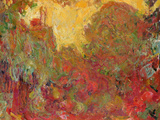 The House Seen from the Rose Garden, 1922-24 (Oil on Canvas) Reproduction procédé giclée par Claude Monet
