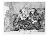 Chatting, Illustration from 'Picturesque Beauties of Boswell, Part the First' Giclee Print by Samuel Collings