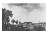 View of Bayonne Seen from the Avenue of Bouflers Near the Gate of Mousserole, 1761 (Oil on Canvas) Giclee Print by Claude Joseph Vernet