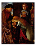 King Edward I (1239-1307) and Eleanor (1244-90) 1863 (Oil on Panel) Giclee Print by Alfred Sacheverell Coke