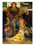 The Queen of Hearts (Oil) Giclee Print by Claude Andrew Calthrop
