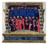 The Aldermen of Toulouse, 1554-55 (Vellum) Giclee Print by  French