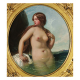 A Nereid, 1856 (Oil on Panel) Giclee Print by William Edward Frost