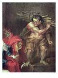 The Tempest, Detail of Caliban (Oil on Canvas) (Detail of 353593) Giclee Print by William Hogarth