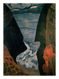 Cliffs Near Camaret (Oil on Canvas) Giclee Print by Georges Lacombe