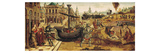 Theseus and the Minotaur, from the Story of Theseus (Oil on Panel) Giclee Print by  Master of the Campana Cassoni