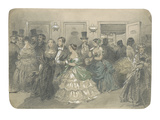 The Swedish Opera, C.1850 (Pencil with W/C Heightened with White) Giclee Print by Egron Sellif Lundgren