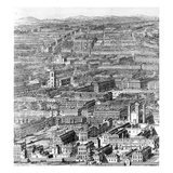 A Prospect of the City of London, 1710 (Engraving) Giclee Print by Johannes Kip