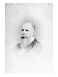 Charles Darwin (B/W Photo) Giclee Print by  Hills & Saunders