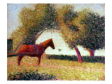 The Harnessed Horse, 1883 Giclee Print by Georges Pierre Seurat