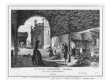 Fourth View of Trianon, Taken in the French Garden, Engraved by Francois Denis Nee (1732-1817) Giclee Print by Louis-Nicolas de Lespinasse