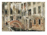 A Backwater in Venice (Oil on Paper) Giclee Print by William White Warren