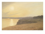 Sunset, Near Bournemouth, 1899 (Oil on Card) Giclee Print by James Hayllar