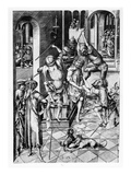 Christ Crowned with Thorns, C.1480 (Engraving) Giclee Print by Israhel van, the younger Meckenem