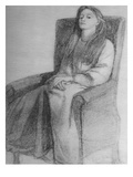 Elizabeth Siddal, C.1853 (Graphite on Paper) Giclee Print by Dante Charles Gabriel Rossetti
