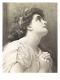 Faith, after Leighton, 1900 (Watercolour) Giclee Print by John Douglas Miller