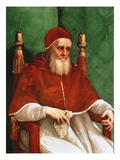 Pope Julius Ii (Oil on Panel) Reproduction procédé giclée par Raphael 