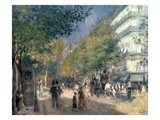 The Boulevards (Les Grands Boulevards), 1875 Giclee Print by Pierre Auguste Renoir