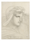 Silentium (Pencil) Giclee Print by Simeon Solomon