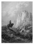 Camelot, Illustration from 'Idylls of the King' by Alfred Tennyson (Litho) Reproduction procédé giclée par Gustave Dore