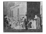 Homer Reciting His Poems, 1794 Giclee Print by Jacques Louis David