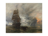 The Phantom Ship (Oil on Canvas) Giclee Print by William Lionel Wyllie
