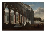 View of a Palace (Oil Oncanvas) Giclee Print by Jacobus Saeys