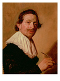 Portrait of Jean De La Chambre at the Age of 33, 1638 (Oil on Panel) Giclée-Druck von Frans Hals