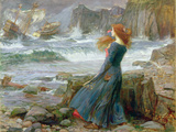 Miranda, 1916 (Oil on Canvas) Giclee Print by John William Waterhouse