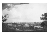 View of Bayonne Seen from Halfway Down the Citadel, 1761 (Oil on Canvas) Giclée-Druck von Claude Joseph Vernet
