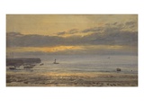 Before Sunrise, Scarborough - Low Water, 1878 (Oil on Canvas) Giclee Print by Henry Moore
