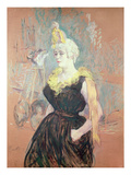 The Clowness Cha-U-Kao Giclee Print by Henri de Toulouse-Lautrec