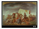 Advice on the Prairie (Oil on Canvas) Giclee Print by William Tylee Ranney