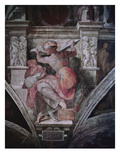 Sistine Chapel Ceiling: Libyan Sibyl, C.1508-10 (Fresco) Giclee Print by Michelangelo Buonarroti